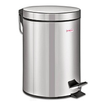 Ведро-контейнер для мусора (урна) с педалью LAIMA Classic, 12 л, зеркальное, нержавеющая сталь, со съемным внутренним ведром  в Комсомольске-на-Амуре