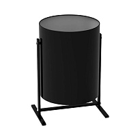 Урна металлическая уличная, Титан, 25 л, цвет черный  в Комсомольске-на-Амуре