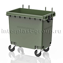 Мусорный контейнер 770 л зеленый без крышки 770 зеленый в Комсомольске-на-Амуре Мусорный контейнер 770 л зеленый без крышки 770 зеленый в Комсомольске-на-Амуре