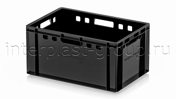 Ящик для мяса и колбасных изделий Е-3 черный  в Комсомольске-на-Амуре