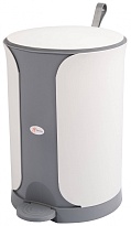 Контейнер для мусора Sтилъ с педалью 18 л серый 18 серый  в Комсомольске-на-Амуре