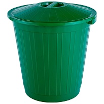 Мусорный бак с крышкой 80 л зеленый 80 зеленый в Комсомольске-на-Амуре Мусорный бак с крышкой 80 л зеленый 80 зеленый в Комсомольске-на-Амуре