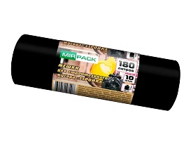 Мешки для мусора 180 л, ароматизированные, черные, в рулоне 10 шт., ПВД, 70 мкм, 1100х930 мм, СТРОЙКА, S18010110 в Комсомольске-на-Амуре Мешки для мусора 180 л, ароматизированные, черные, в рулоне 10 шт., ПВД, 70 мкм, 1100х930 мм, СТРОЙКА, S18010110 в Комсомольске-на-Амуре