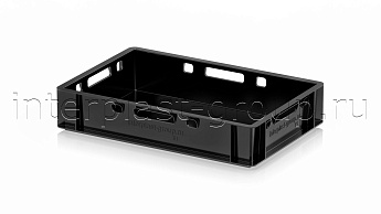 Ящик для мяса и колбасных изделий Е-1 черный  в Комсомольске-на-Амуре