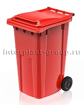 Контейнер для мусора 240 л красный облегченный 240 красный в Комсомольске-на-Амуре Контейнер для мусора 240 л красный облегченный 240 красный в Комсомольске-на-Амуре