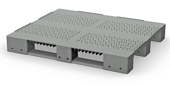 Поддон пластиковый перфорированный (усилен 2 трубами) в Комсомольске-на-Амуре Поддон пластиковый перфорированный (усилен 2 трубами) в Комсомольске-на-Амуре