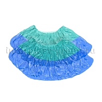 Бахилы бирюзово-синие 1000 шт (500 пар), 64 мкм, двойная подошва, двойная резинка, Особопрочные+  в Комсомольске-на-Амуре